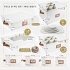 HOMELUX THEORY Wine Glass Storage Box with Dividers, Ivory Hard