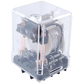 NTE Electronics R10-11A10-120N Series R10 General Purpose AC Relay, DPDT-NO Contact Arrangement, 10 Amp, 120 VAC, Indicator Lamp