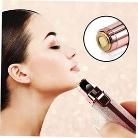 Beaupretty USB Rechargeable Women Hair Remover Shaver Lightweight Eyebrow Shaper and Facial Hair Trimmer Depilator for Body Grooming