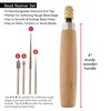 The Beadsmith Diamond Reamer Set – 4 Interchangeable Tips, Wood