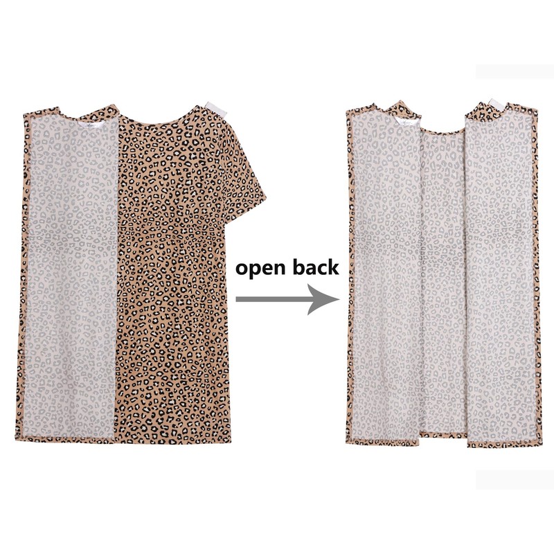 AVIIER Hospital Gowns for Women Open Back Adaptive Clothing Nightgowns