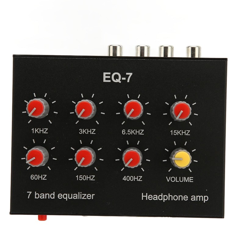 Ejoyous 7 Band Graphic Equalizer, Car Equalizer Dual Channel Sound