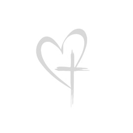 Zpana Love Cross Car Sticker, Vinyl Waterproof Heart Decals for Vehicel Windows, Bumpers, Trunks, 8.66" x 5.9" Religious Auto Exterior Decoration Accessories, Universal for SUV, Trucks, RV (White)