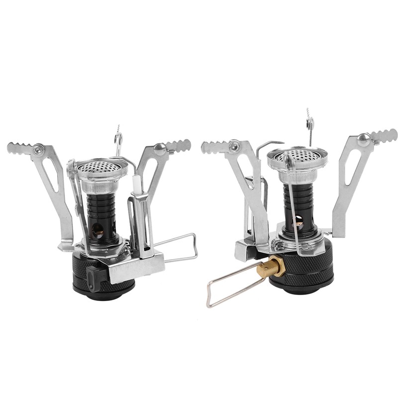 Outdoor Camping Gas Stove Mini Portable Hiking Picnic Gas Stove
