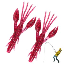 Shrimp Lures Fishing Saltwater | Soft Lure Realistic Bass Bait, Fishing Baits, for Freshwater & Saltwater, Trout Lures Fishing Gear, Fish Lures Swimbaits