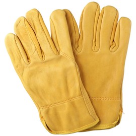 napkery 1Pair Sheepskin Welding Glove Heat counteractive Blue Welding Gauntlets