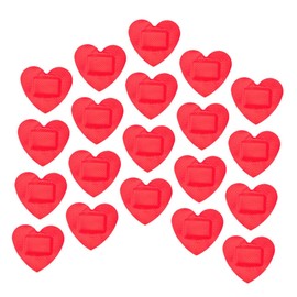Parliky Non-irritating Self Heart 20 Pack Small Care Supplies Boys and Girls Bandage Absorbent Pad