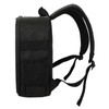 JINNUOLANG Compact Camera Backpack with Padded Dividers, Black/Red
