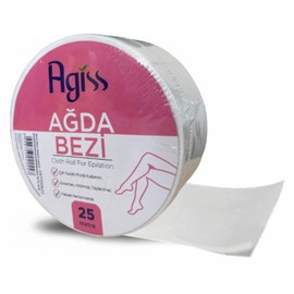 VHD Agiss Cloth Epilating Roll for Hair Waxing – 2 Sides, Tear Resistant, Cloth Roll for Epilation, Strip Roll for body and Facial Hair Removal, Wax Strips, 2.25 IN W x 27 Yards (25 meter)