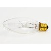 Bulbrite Incandescent B8 Candelabra Screw Base (E12) Light Bulb, 15