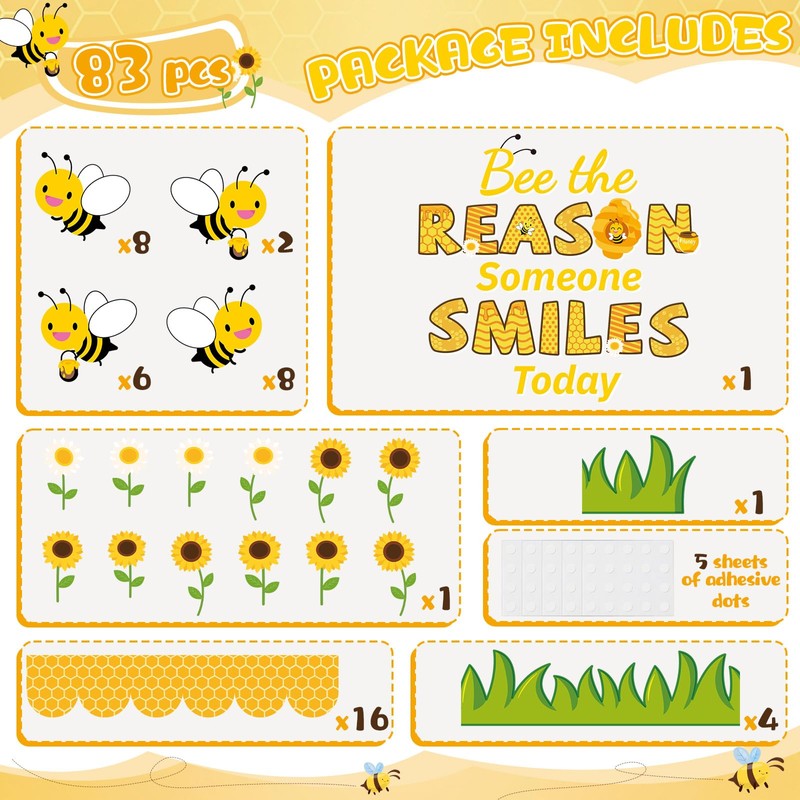 Bee Classroom Bulletin Board Decoration Bee The Reason Someone Smiles