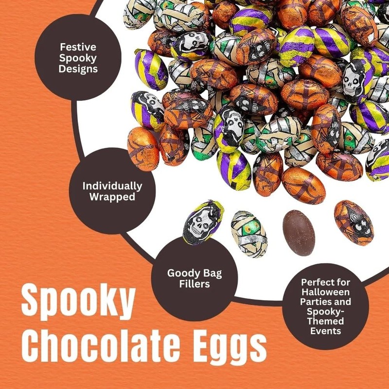 Spooky Chocolate Eggs, 79 Pieces