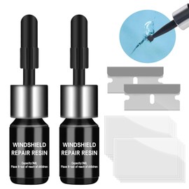 WASAIQI Glass Repair Kit, Windshield Crack Repair kit, DIY Glass Cracked Repair Kits Car Windshield Crack Repair Resin Kit(2 Pcs)5