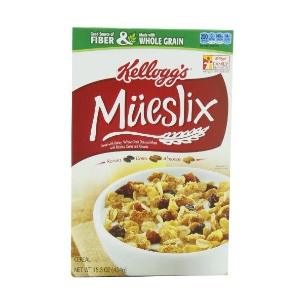 Kelloggs Mueslix, 15.3-Ounce Boxes (Pack of 2)