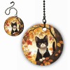 the fun things 2 x Autumn Tuxedo Cat Ceiling Fan