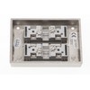 HUBER Surface-Mounted Bell Push Button 2 Compartments Made of Real