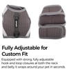 pangdi Cat Harness and Leash Set, No Over-the-Head Cat Vest,
