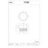 Mcalpine T12B 1.25" x 1.5" BSP Female x BSP Male