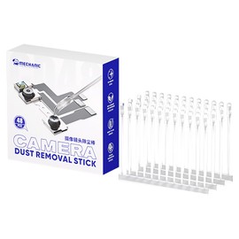 【Mechanic】 CD48 48 Pieces/Box Camera Lens Dusting Stick Resin Synthetic Stick Dust Fingerprint Removal for Phone Lens Screen Portable Cleaner