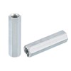 uxcell 2pcs M12x19x60mm Coupling Nuts - Galvanized Carbon Steel Hex