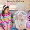 ZWHTB 2 Pack Large Woven Easter Baskets for Kids -