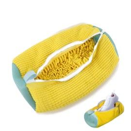 elook Shoe Washing Machine Bag, Reusable Trainer Sneaker Laundry Shoe Bag for Washing Machine, Shoe Cleaning Bag for All Shoe Types And Sizes - 39 x19 cm