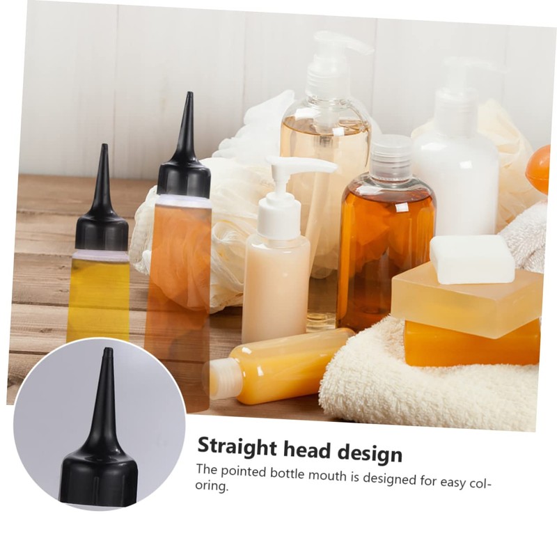 FRCOLOR 2sets Hair Coloring Bottle Shampoo Bottle Refillable Easy Squeeze