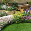 Fenteer Garden Decoration Metal Drummer Windmill Weather Vane Easy Installation