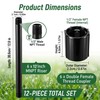 Gulfmew 12 Set Sprinkler Extension Riser Set, 6 Pcs 12"