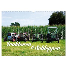 Traktoren und Schlepper (Wandkalender 2026 DIN A3 quer), CALVENDO Monatskalender: Alte Traktoren (CALVENDO Technologie)