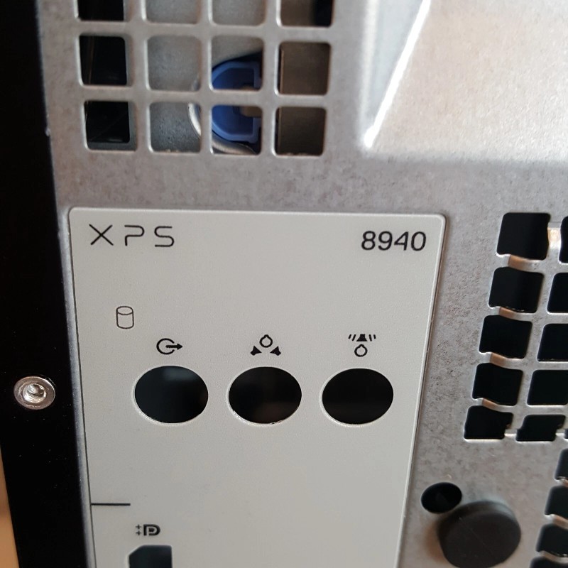 Dell XPS 8940 Desktop Front Bezel Side Cover BareBone BLACK