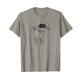 The Maya the Bee Puck the House Fly Cartoon TV Series T-Shirt, gray