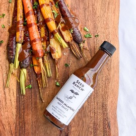 Seed Ranch Gourmet Smoked Jalapeno Hot Sauce, 5 Fl Oz - Medium Heat - Chipotle Pepper, Dates, Cumin & Carrots - Vegan, Non-GMO - Tacos, Burritos, Beans, Rice & Breakfast