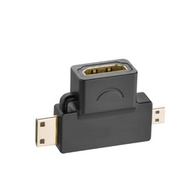 FAIRBEE HDMI Adapters, Multi-Function Micro HDMI Adapter with 3 HDMI Ports for Most HDMI Streaming Devices, Mini Portable HDMI Extender Adapter for Wireless HDMI Transmitter and Receiver