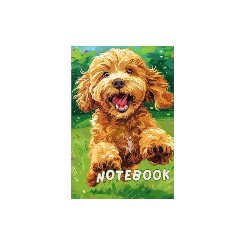 COCKAPOO GRAPH PAPER NOTEBOOK No2: Cute Notebook with Cockapoo on