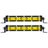 Willpower Amber Yellow LED Light Bar 7 Inch 30W Single