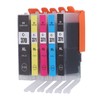 Ink Cartridge Set Large Capacity Clear Colorfast Printing Black Color