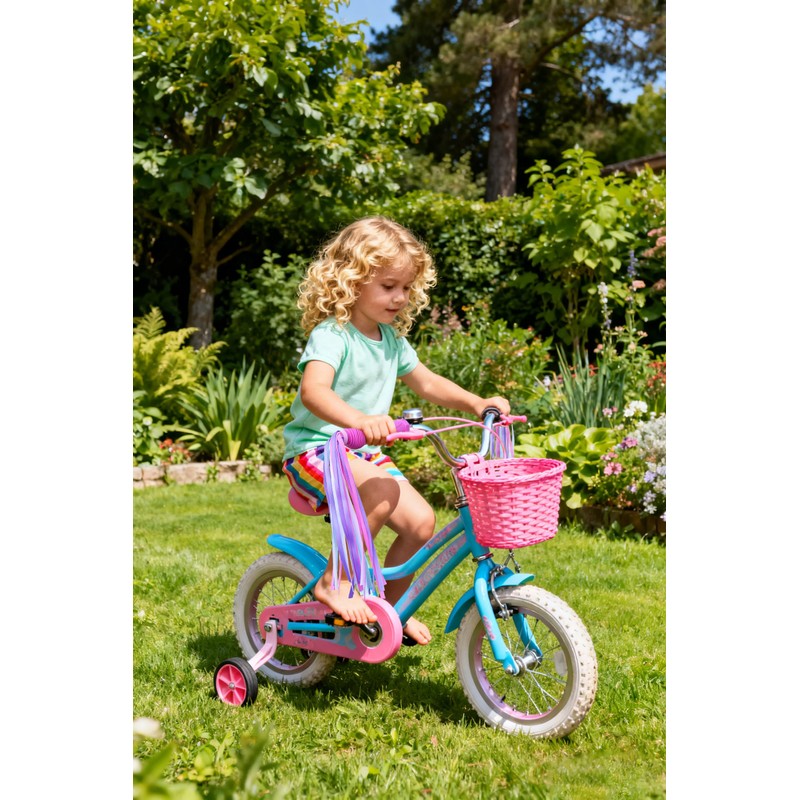 PLATT Kid's Bicycle Handlebar Streamers Colorful Ribbons Tassel for Girls