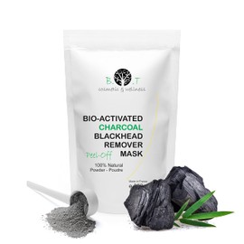 Black Mask Peel Off Anti-Blackheads, Pores and Pimples Exfoliating Mask with Activated Carbon and Alginate for a Deep Cleansing and Firming Effect of the Face - 300g