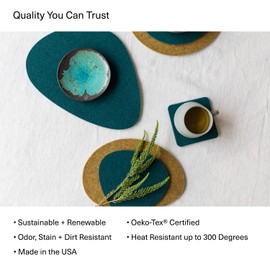 Graf Lantz Hot Pot Trivet, 100% Merino Wool Felt, Hot Pad for Table or Countertop, Great for Hot Skillets