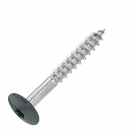 SCREW REBEL Facade Screws 4.8 x 38 TX20 - RAL 7016, Anthracite Grey, Pack of 100 A2 Trespo Stainless Steel