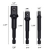 ELANE 9PCS Drill Bit Socket Adapter,Socket Adapter for Drill,Impact Socket