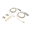 Pair of Lavalier Lapel Mics w/ 4 pin Mini XLR