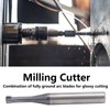 Milling Cutter 3‑Tooth Metric 60° Tungsten Steel Thread Threading Tools