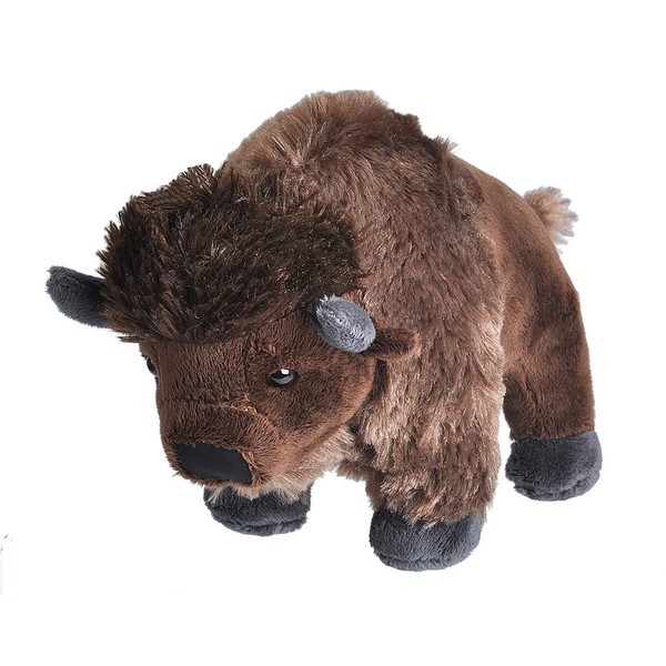 Wild Republic Bison Plush, Stuffed Animal, Plush Toy, Gifts for Kids, Cuddlekins 8 Inches