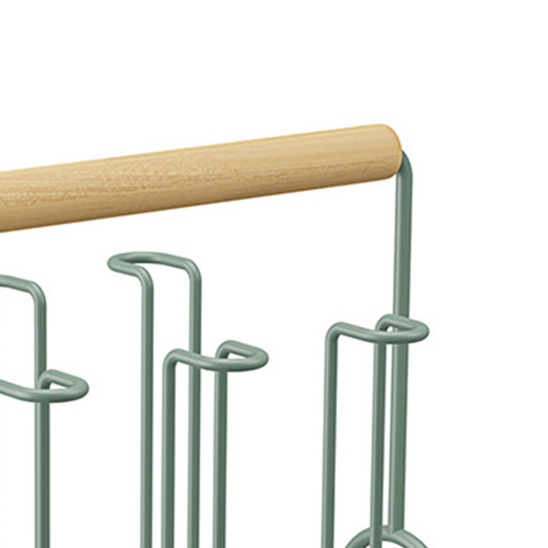 Glass Drying Rack Prevent Slip Hanging Storage Cup Draining Stand