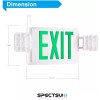 UL Listed Led 4 Packs Led Green Exit Sign with