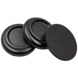 Alnicov Piano Caster Cups,Grand Piano Caster Cups,Wood coasters Cups Floor Protectors with Non-Slip & Anti-Noise Foam for Grand Piano(3Pcs,Black)