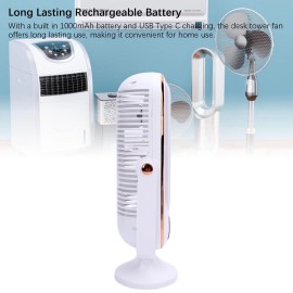 Quiet Portable Desk Cooling Fan 5 Speeds For Office Dorm Room