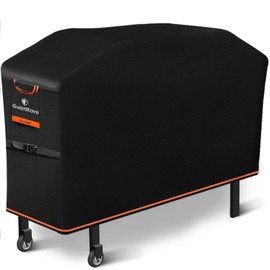 Griddle Cover for Blackstone 28" Griddle with Hood, 2025 Upgraded 1000D Heavy Duty Waterproof Flat Top 5483 Grill Cover, Tear & Fade Resistant with Buckle & Air Vents, Fits Blackstone 2 Burner Griddle